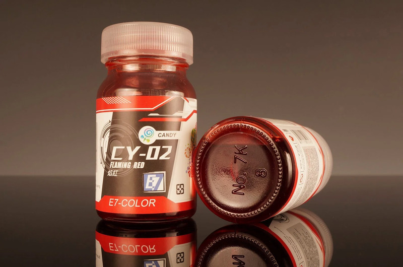 Cy-02 Flame Red (with a little orange red) 50ML